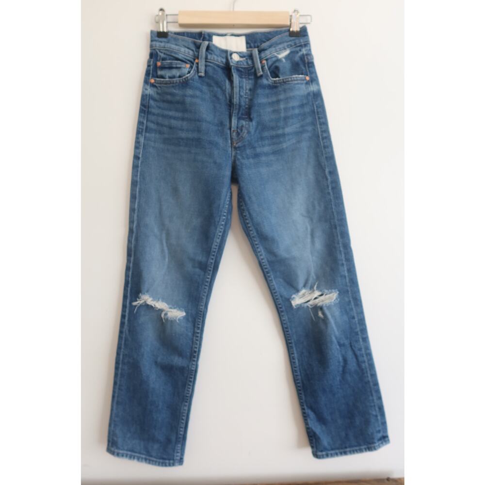 Mother The Tomcat Women's Jeans Playing with Scissors Wash Size 25